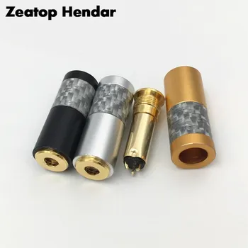 1 шт. аудиоразъем HiFi 3,5 мм, 3,5-3-контактный разъем для наушников, провод из углеродного волокна для пайки Разъем для наушников своими руками