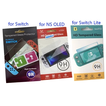 10шт Защитное стекло для Nintendo Switch NS Lite OLED Protector Аксессуары Пленка из закаленного стекла для OLED консоли NS Switch