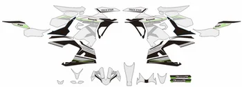 3 М Индивидуальный комплект графических наклеек для мотоциклов ninja 650, наклейки для KAWASAKI ninja 650 2018 2019 2020 2021
