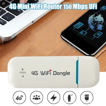 4G Wifi-роутер USB-ключ 150 Мбит /с, модемная палочка, мобильный беспроводной Wifi-роутер со слотом для SIM-карты, карманная точка доступа