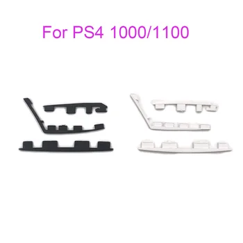 50 комплектов для консоли Sony Playstation 4 PS4, резиновая накладка, пылезащитная накладка, защитный чехол, белый и черный