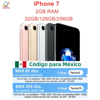 Apple iPhone 7 iPhone7 32/128 / 256GB ROM 2GB RAM IOS A10 Fusion Четырехъядерный 4G LTE NFC Оригинальный разблокированный отпечаток пальца