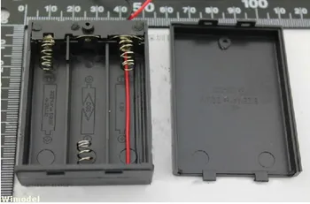 F07854 10ШТ. Батарейный отсек С переключателем, Зажим для хранения, держатель для 3 батареек типа АА