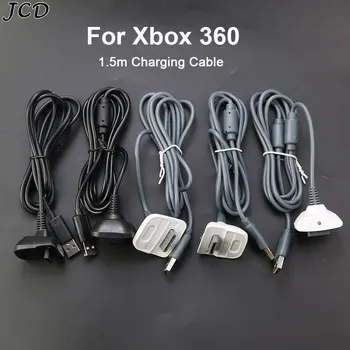 JCD 1,5 м USB-Кабель Для Зарядки Xbox 360 Беспроводной Игровой Контроллер Геймпад Джойстик Блок Питания Кабель Зарядного Устройства Игровые Кабели