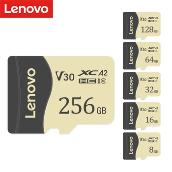 Lenovo 1 ТБ SD Карта Памяти 128 ГБ 2 ТБ A2 Class 10 Micro TF / SD Карта 256 ГБ 512 ГБ Экстремальный SSD Флэш-Память SD Карты для Дрона/Камеры