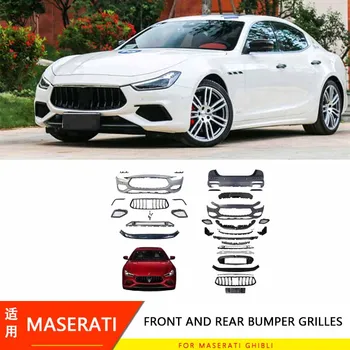 Maserati Ghibli Модернизированный модифицированный обвес GTS Trofeo с решеткой радиатора на переднем и заднем бамперах, накладками для отделки кузова
