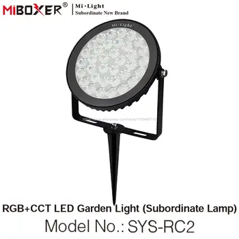 MiBoxer DC24V IP66 Водонепроницаемый SYS-RC2 15 Вт RGBCCT Светодиодный Садовый светильник (Вспомогательная Лампа) Наружный Ландшафтный Светильник 2.4 G Пульт Дистанционного Управления