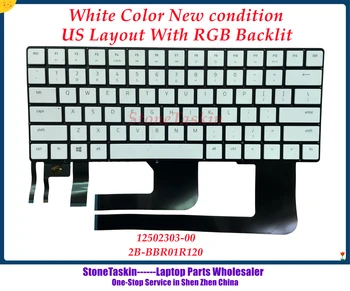 StoneTaskin New 2B-BBR01R120 с подсветкой США для Razer Blade 15 RZ09-02385 02386 0288 0301 клавиатура ноутбука белая KB с RGB подсветкой