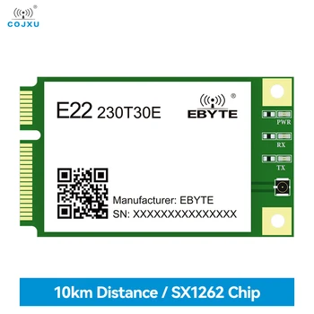 SX1262 Беспроводной LoRa с расширенным спектром COJXU E22-230T30E MINI PCI-e Стандартный интерфейс UART/RS485/RS232/USB Расстояние 10 км 30 дБм