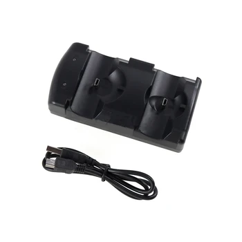 USB 2в1 подставка для двойного зарядного устройства, зарядная док-станция для контроллера PS3, зарядная станция для геймпада, подставка для игрового контроллера.