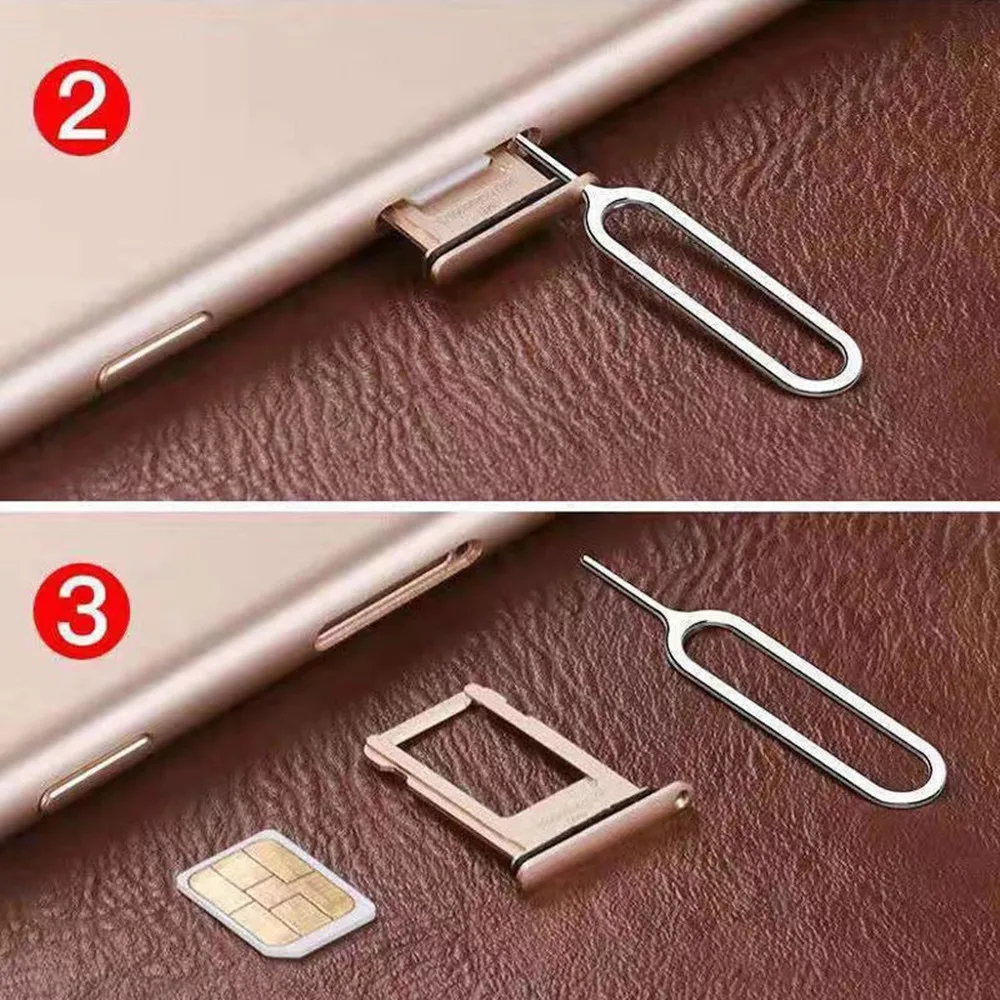 100шт Игла для удаления SIM-карты Pin-код Чехол для хранения SIM-карты для телефона Выталкивающий Инструмент Иглы для iPhone iPad SamSung Huawei Xiaomi 4