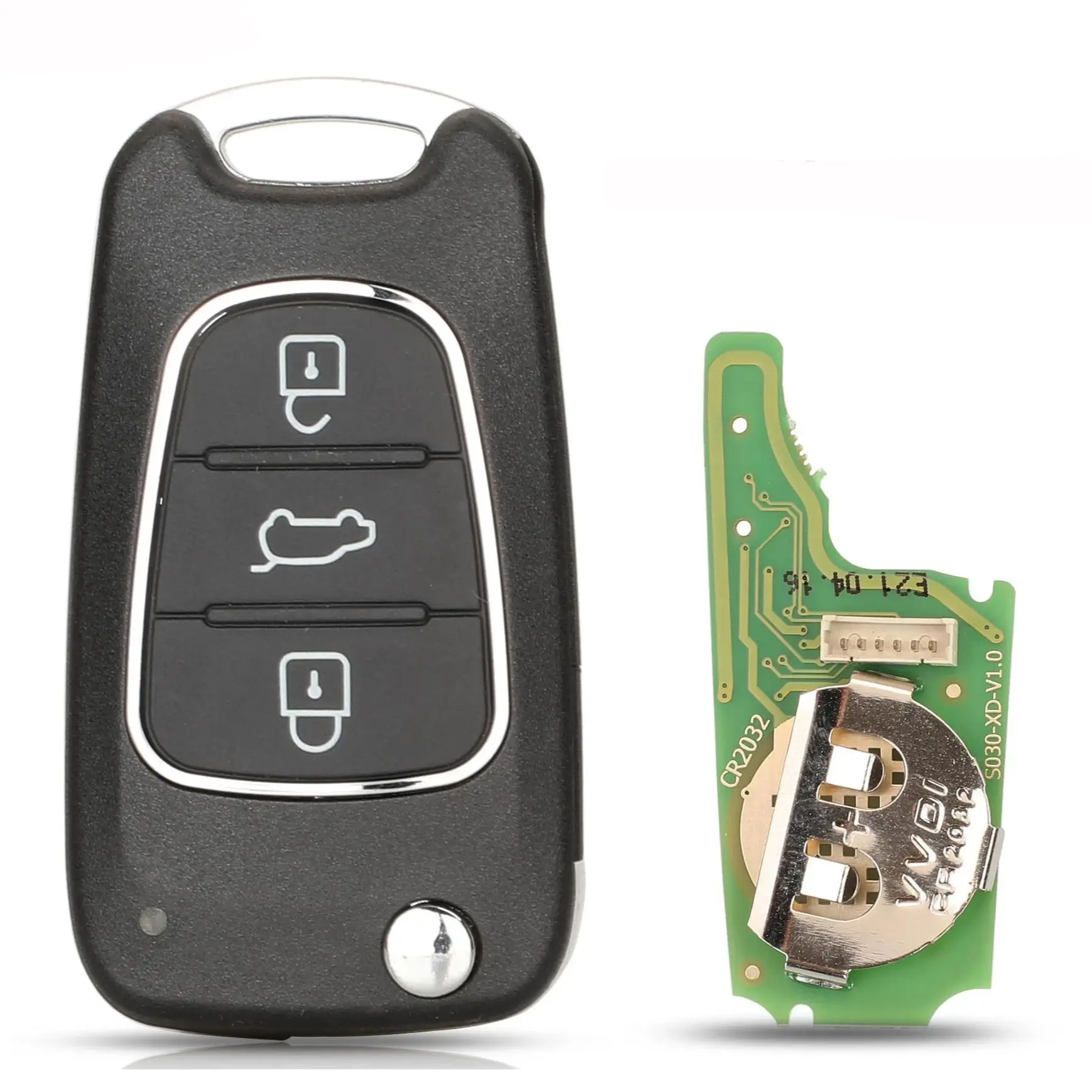 5 Шт./Лот Xhorse XKHY02EN 3 Кнопки Универсального Проводного Дистанционного Ключа Автомобиля VVDI для Hyundai Style для VVDI2/VVDI Mini/Key Tool Max 1