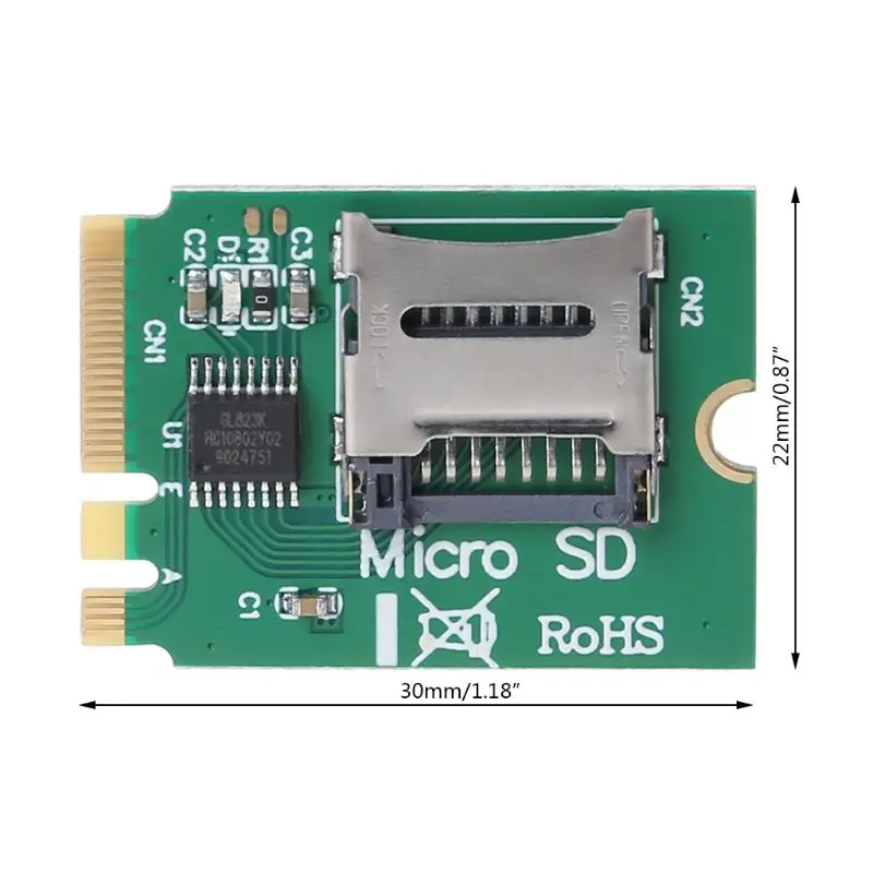 M2 NGFF Ключ A.E WIFI Слот для Micro SD SDHC SDXC TF Кард-ридер T-Flash Card M.2 A + E Card Adapter Kit PC 5