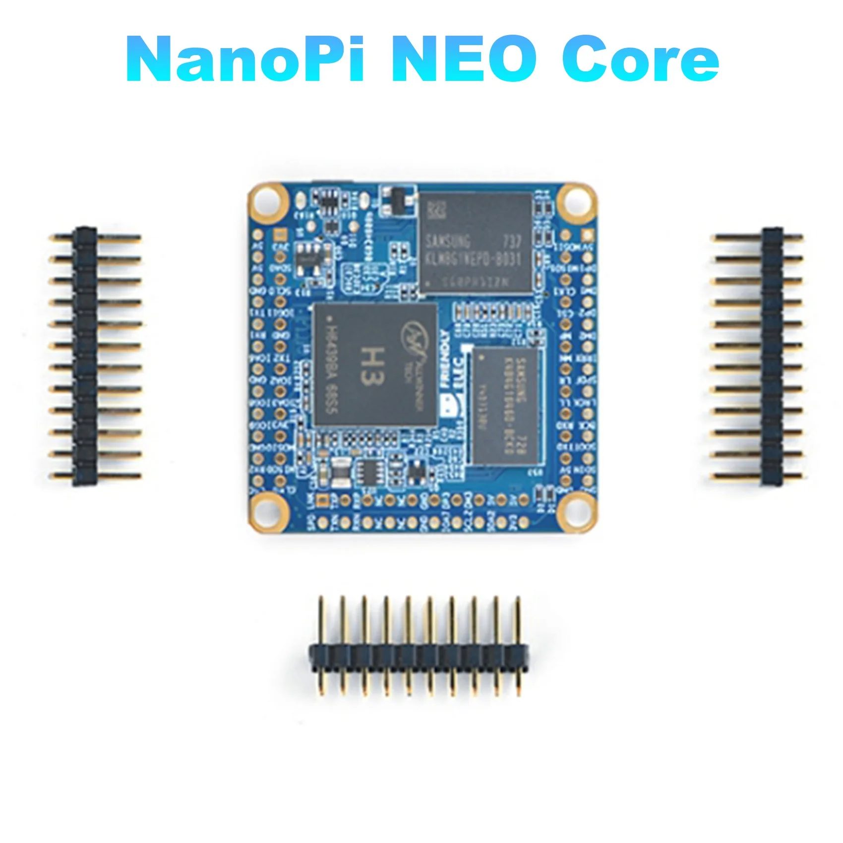 NanoPi NEO Core Board IoT Development Board 512M + 8 ГБ оперативной памяти DDR3 Allwinner H3 Четырехъядерный процессор Cortex-A7 UbuntuCore 3