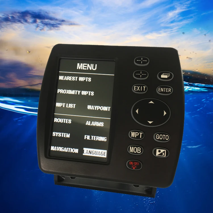 RH 4,3-дюймовый картплоттер для морской GPS-навигации на рыбацкой лодке 3