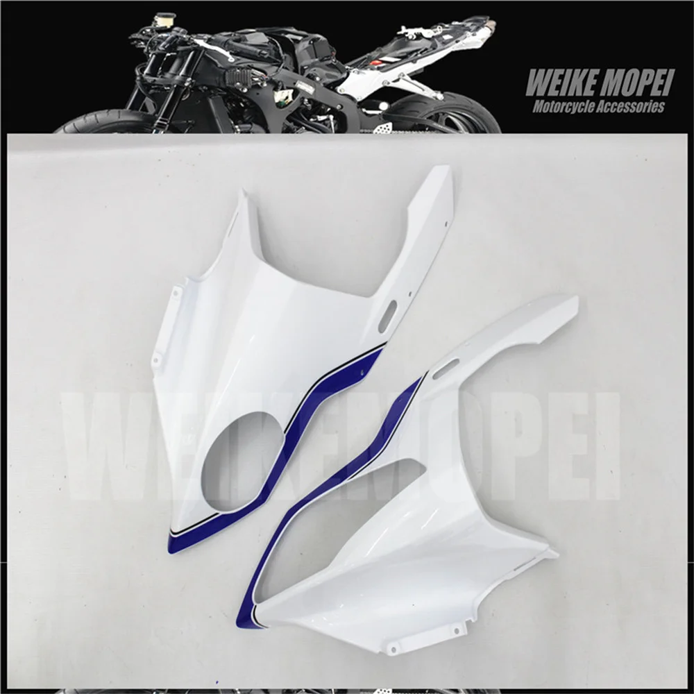 Бело-синий Передний Верхний Обтекатель Фары Нос Капота Подходит Для BMW S1000 S1000RR HP4 2009 2010 2012 2013 2014 0