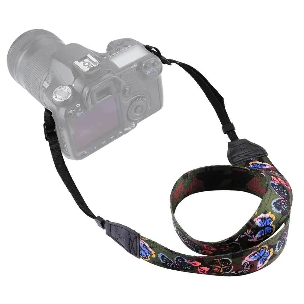 Для многоцветной серии PULUZ в этническом стиле ретро, плечевой ремень на шею, ремешок для камеры SLR DSLR 1