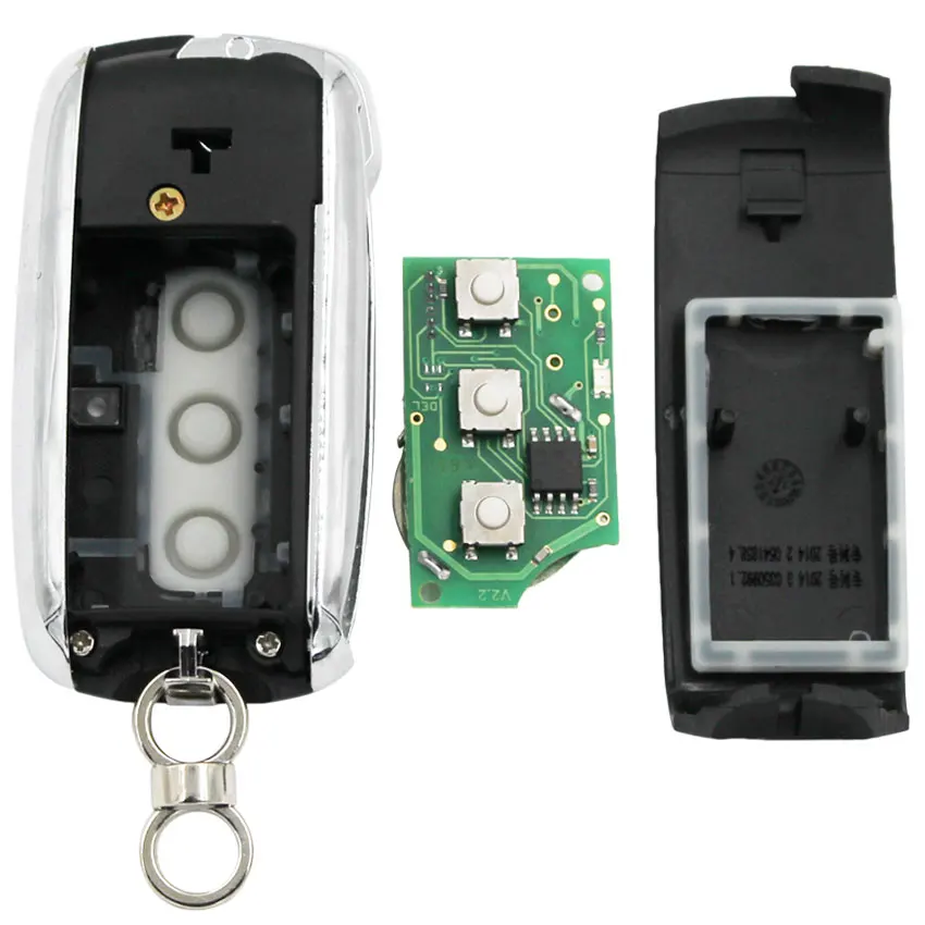 Модернизированный складной дистанционный брелок для BMW EWS 315 МГц/433 МГц с чипом ID44 HU92 Blade 3