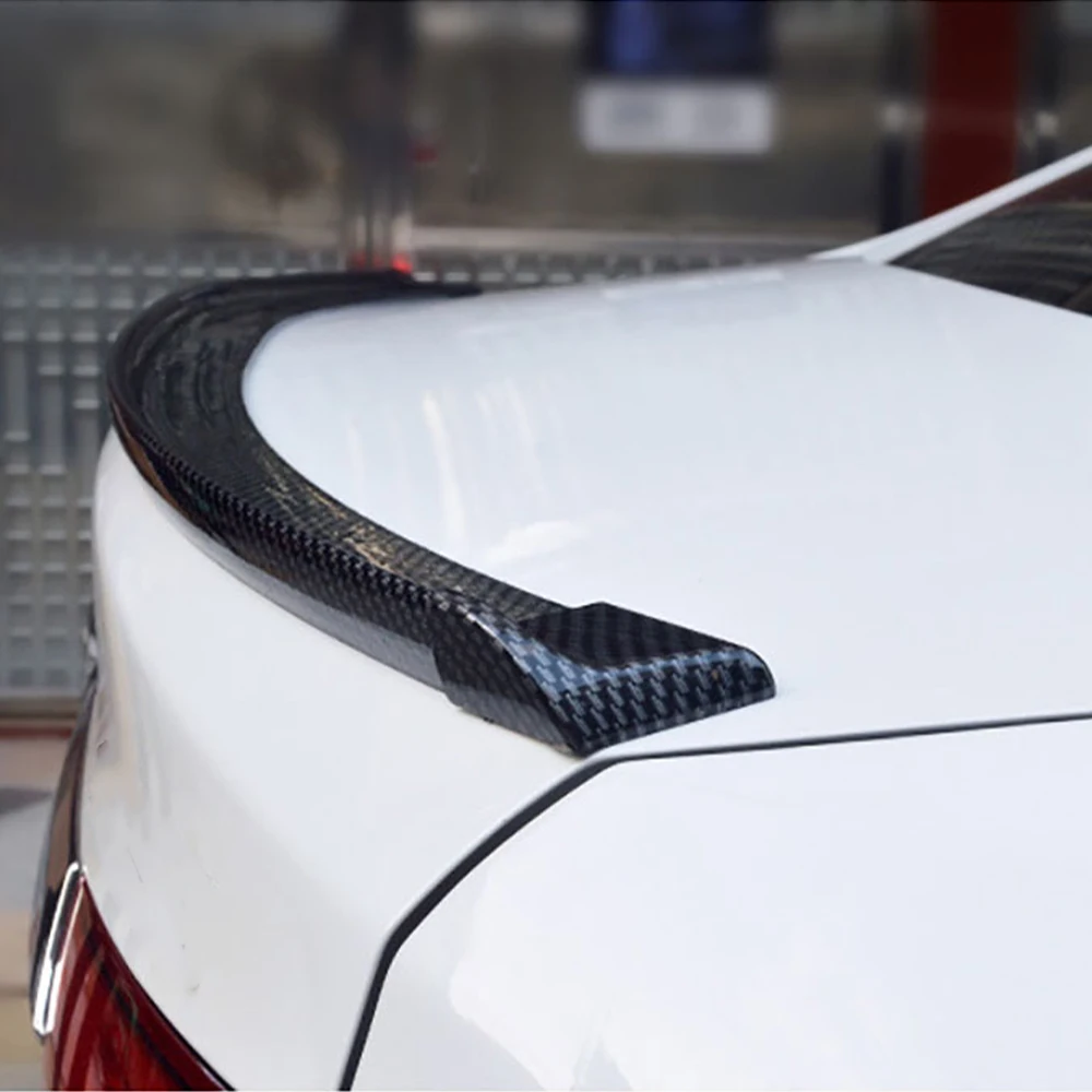 Наклейка На Спойлер Верхнего Заднего Крыла Автомобиля Из Углеродного Волокна Для Audi A4 B9 B8 B7 A3 8V 8P A5 A6 C6 C7 A7 Q3 Q5 TT Аксессуары 1