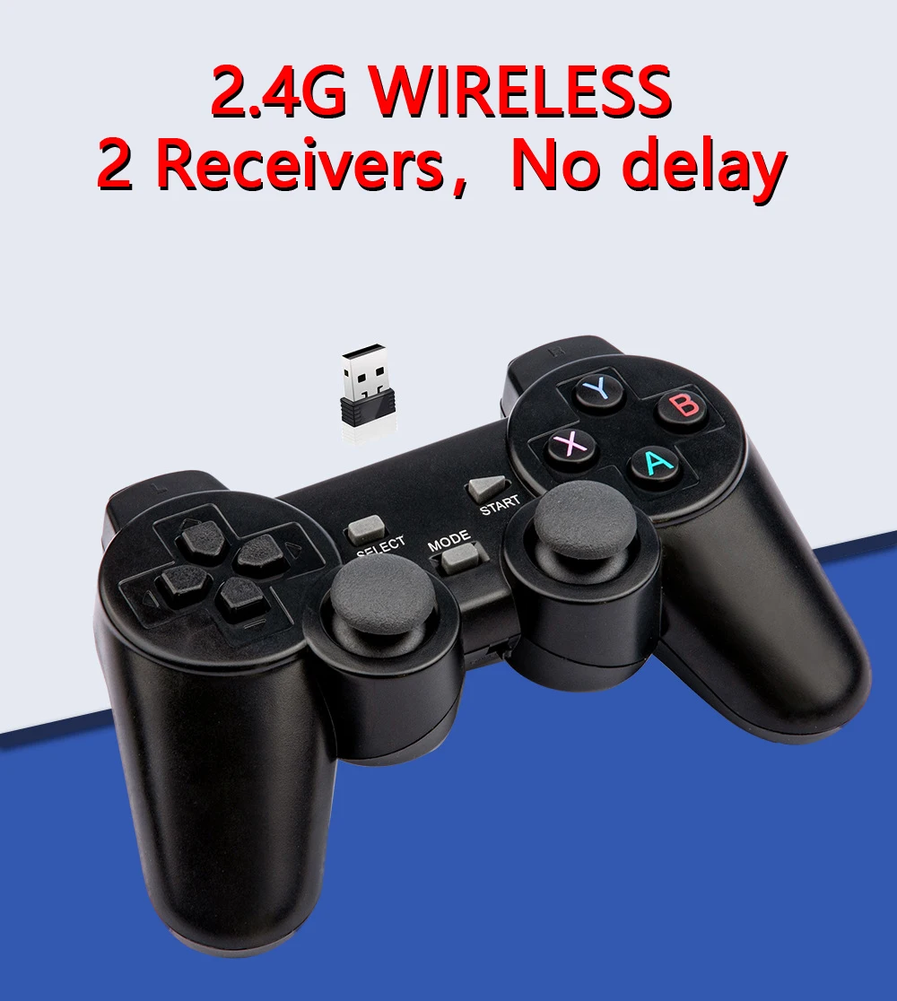 Новая Игровая Консоль С Двойной Системой Поддержки AV HD Wifi 4K Android TV Box Ретро Игровой Плеер Classic Для PS1 N64 PSP Игровых Плееров 3