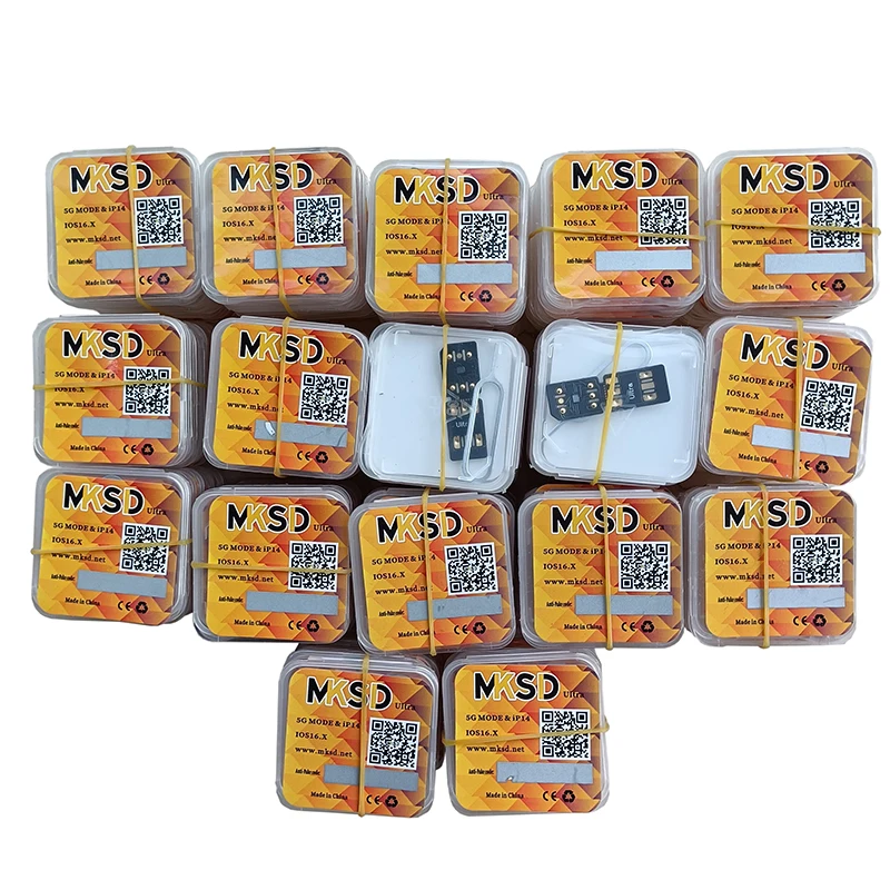 Оптовая продажа 150ШТ MKSD V1.6 + 50шт желтый MKSD ULTRA V5.3 разблокировка sim-карты iphone для Ip 6 7 8 X 11 12 13 14 3
