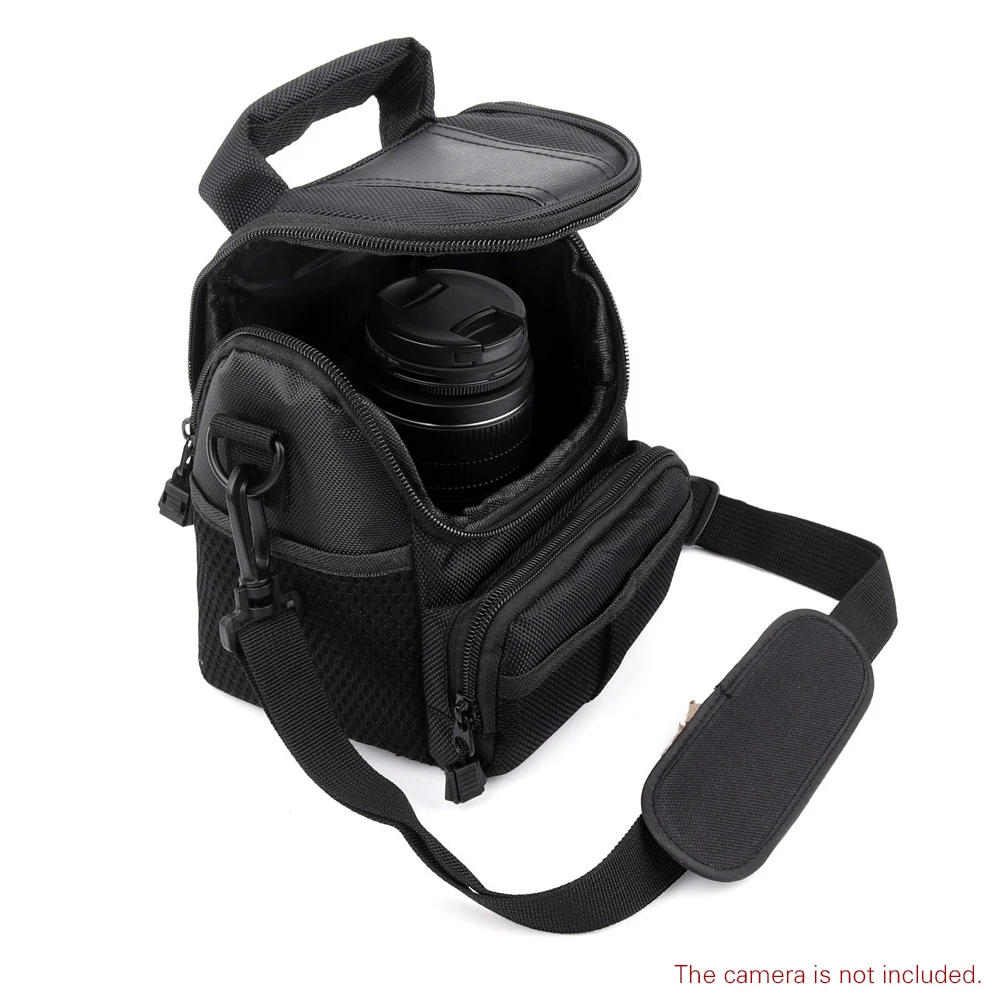 Сумка для фотоаппарата, зеркальная/DSLR сумка для гаджетов, сумка для переноски через плечо, чехол для аксессуаров для фотосъемки, водонепроницаемый противоударный чехол 1