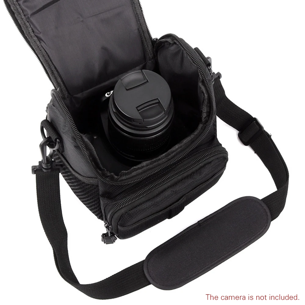 Сумка для фотоаппарата, зеркальная/DSLR сумка для гаджетов, сумка для переноски через плечо, чехол для аксессуаров для фотосъемки, водонепроницаемый противоударный чехол 3