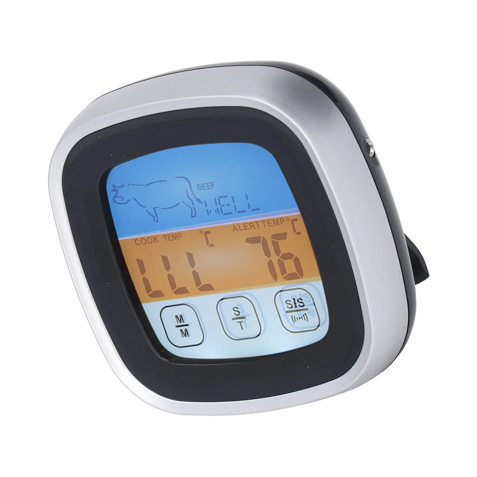 Термометр для мяса, цифровой термометр для мяса, корпус из АБС-пластика, звуковой сигнал, светодиодный дисплей для кухни 1