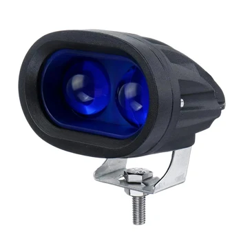 Автомобильная синяя светодиодная сигнальная лампа 10 В-80 В, лампа безопасности на рабочем месте для вилочного погрузчика, автомобильная лампа промышленной безопасности мощностью 20 Вт