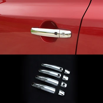 Автомобильные аксессуары для Suzuki Vitara 2015 2016 2017 2018 Хромированная отделка дверных ручек автомобиля, накладка на боковую дверную ручку с изящными отверстиями