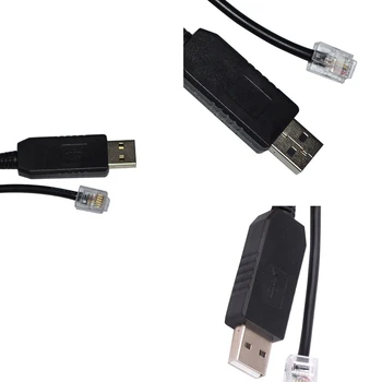 Адаптер USB к Rj11 Rj12 6P4C, кабель последовательного управления, кабель EQMOD для ПК с креплением Az-Gti, подключение к кабелю ручного управления