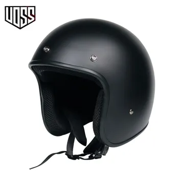Бесплатная доставка одобренный DOT ретро мотоциклетный шлем casco 3/4 с открытым лицом, шлем Cafe racer, шлем для измельчения, вместительный шлем