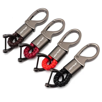 Брелок для ключей от мотоцикла Металлическое кольцо для ключей Плетеная веревка Брелок для Aprilia GPR Aprilia Аксессуары для мотоциклов