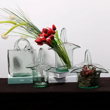 Ваза для цветов для свадебного декора Центральная стеклянная ваза Кашпо настольные украшения Цветочная настольная ваза Nordic