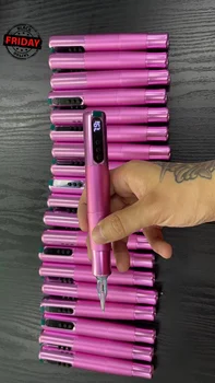 Высококачественная беспроводная миниатюрная ручка-машинка с 2 батарейками, Полупостоянная подводка для глаз, губ, устройство для перманентного макияжа тела