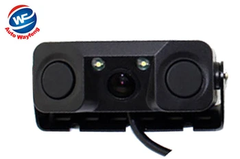 Датчик автомобильной парковочной камеры, камера заднего вида с 2 датчиками, индикатор Bi Bi, сигнализация, система помощи радару заднего хода автомобиля