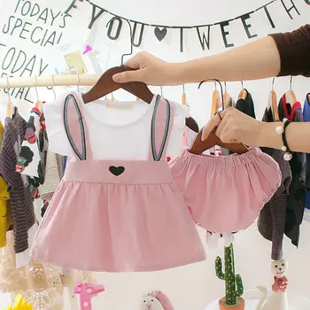 Детская одежда новая корейская версия платье для девочек Детская юбка Детские клетчатые брюки 1-4 лет
