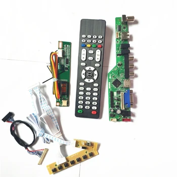 Для LTN160AT02-002/H01 Пульт дистанционного управления + Инвертор + клавиатура плата контроллера T.V56 1CCFL 30Pin LVDS LCD VGA HDMI-Совместимый AV USB RF 