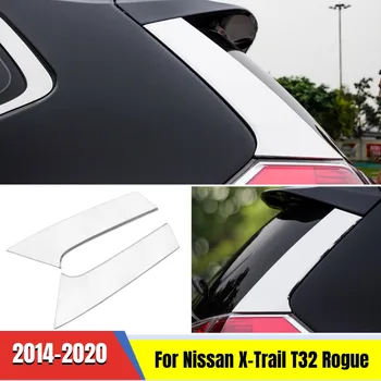 Для Nissan X-Trail X Trail T32 Rogue 2014-2019 2020 Спойлер Заднего Стекла Из нержавеющей стали, Боковая Стойка, Накладка На Стойку, Аксессуары Для Отделки