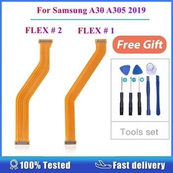 Для Samsung Galaxy A30 A305 A305F SM-A305F A 30 Материнская плата Разъем Основной платы ЖК-дисплей USB Подключение Гибкого кабеля