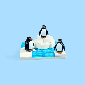Животные Антарктиды Spheniscidae Строительные блоки, мини-фигурки, игрушки