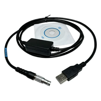Замена кабеля передачи данных GEV267 (806093) для TS02/06/09/11/12/15/16 ТАХЕОМЕТР WIN10 TS/TPS LS Lemo на USB 5 PIN