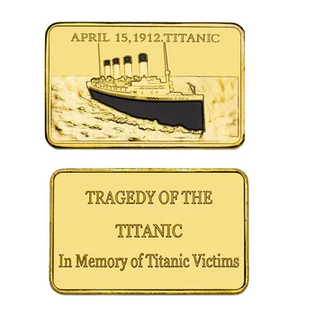 Золотой слиток, посвященный 100-летию Титаника