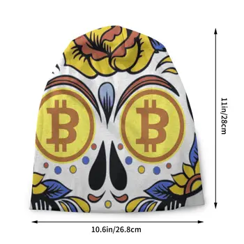 Индивидуальная сумка для туалетных принадлежностей Bitcoin Crypto, Женская Косметичка для макияжа с черепом, органайзер для косметики, Женская коробка для хранения косметики Dopp Kit Box