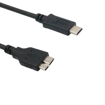 Кабельный разъем USB 3.1 Type-C-USB 3.0 Micro B длиной 0,5 м, Линия передачи данных для жесткого диска, смартфона, сотового телефона, ПК, компьютеров
