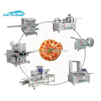 Коммерческая автоматическая машина для формования пиццы Roti Bread Машина для прессования шариков для теста для пиццы