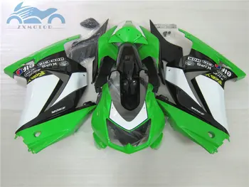 Комплекты инжекционных обтекателей OEM качества для спортивного мотоцикла Kawasaki Ninja 250R 2008-2014 ZX250R комплект обтекателей EX 250 08 09-14 зеленый