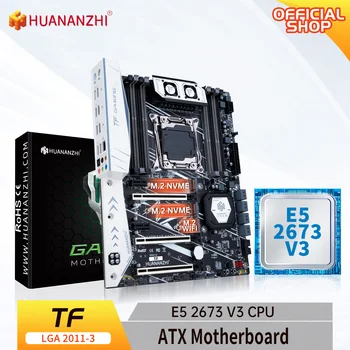 Материнская плата HUANANZHI X99 TF LGA 2011-3 XEON X99 с поддержкой Intel E5 2673 V3 DDR3 DDR4 RECC memory combo kit set NVME SATA