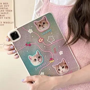 Милые кошки Gliiter Чехол для Планшета Apple iPad 10th Air 5 4 10,9 дюймов Pro 5 4 3 11 