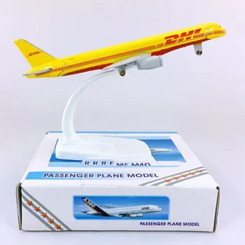 Модель 16 см 1: 400 B757-200 DHL Express Delivery airlines с базовым сплавом, самолет, коллекционная демонстрационная модель, коллекция